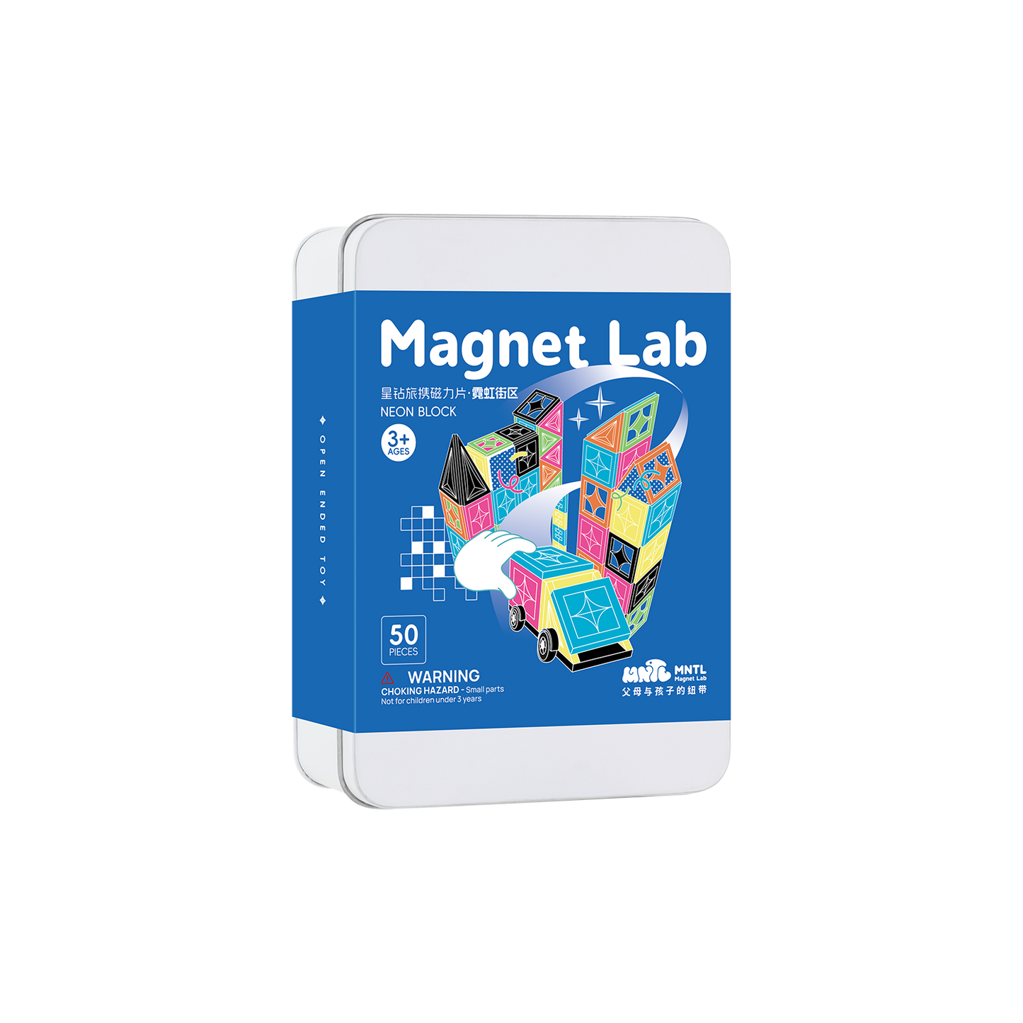 Magnetisk Neonby - 50 dele