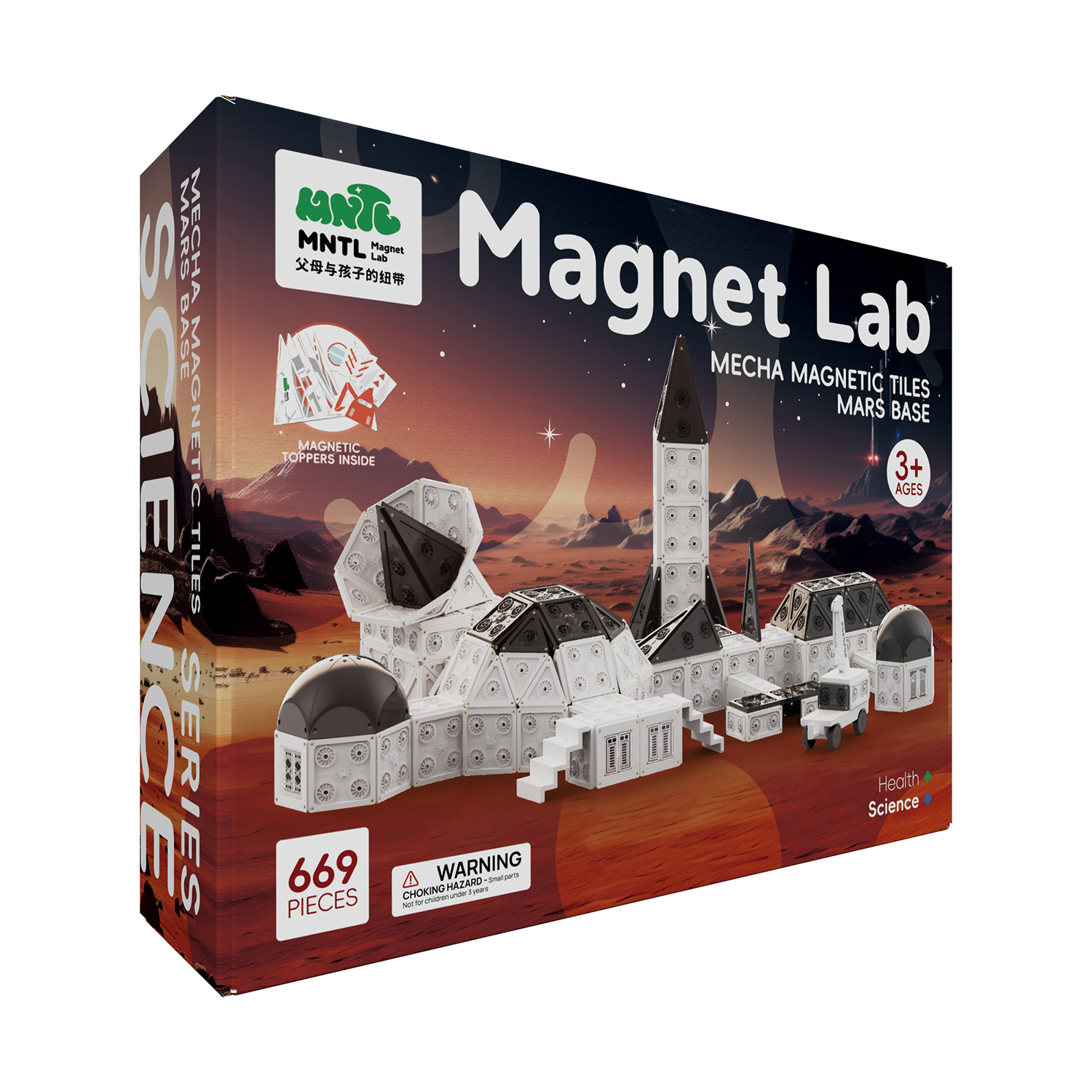 Den Ultimative Magnetiske Marsbase - 669 dele